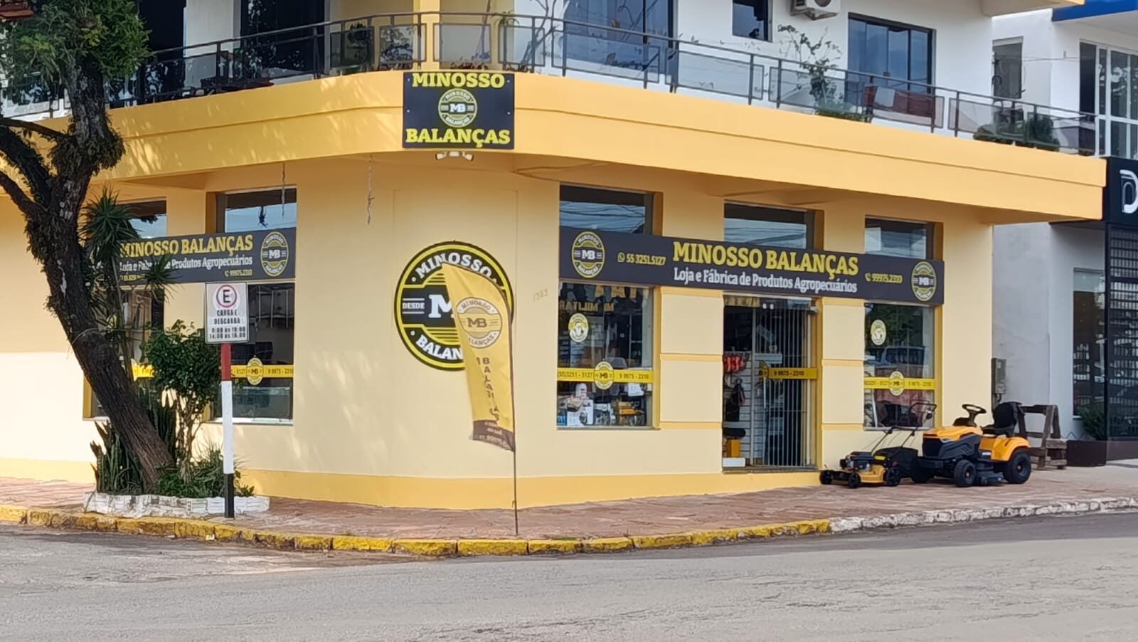 Fachada da loja Minosso Balanças