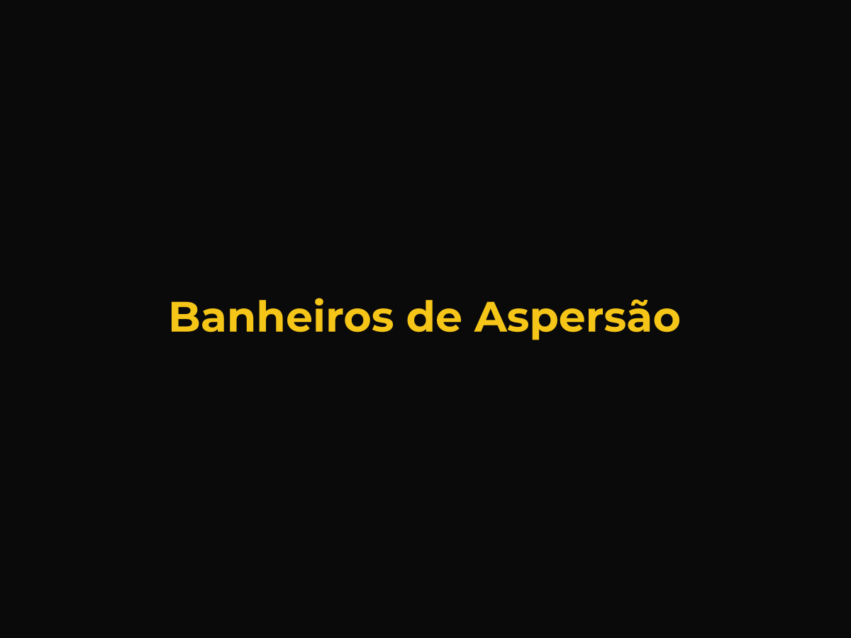 Banheiros de aspersão para gado